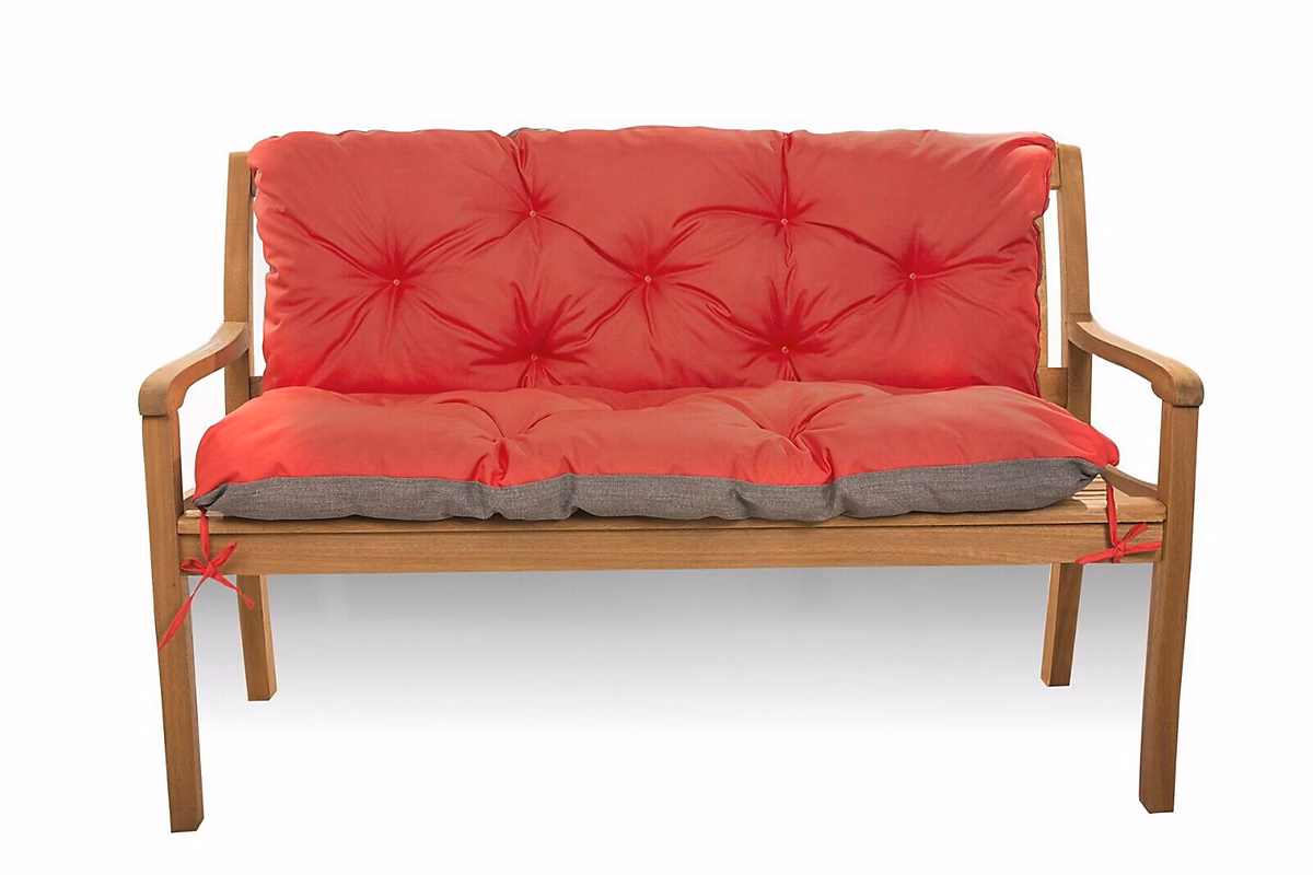 Coussin pour banc de jardin 170 × 60 × 50cm coussin de banc de jardin 3 places Rouge coussin de balançoire coussin de banc extérieur