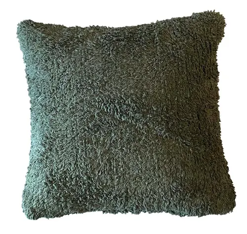 Coussin vert kaki en coton Moutmout - 45 x 45 cm