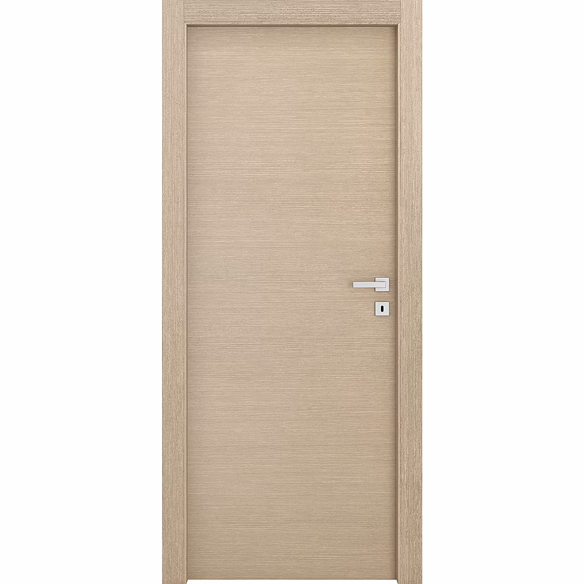 Bloc – porte Alexia bois naturel H.204 x l.73 cm | poussant gauche