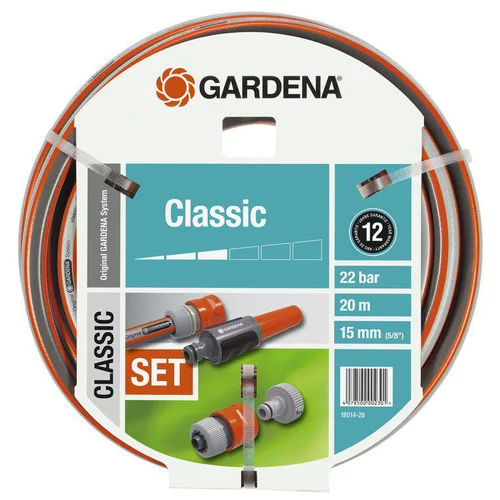 Batterie de tuyau Classic coloris gris Ø 15 mm x20 m