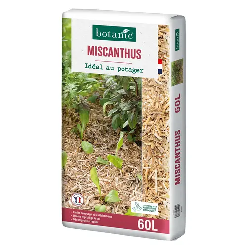Paillage de miscanthus botanic® - 60 L