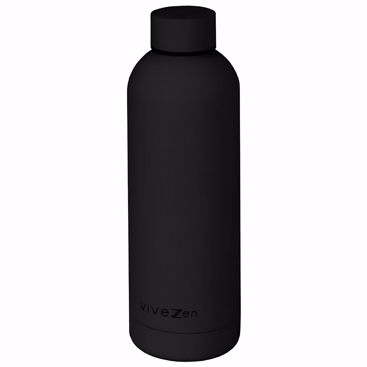 Bouteille | gourde isotherme chaud ou froid en acier inoxydable – réutilisable – 750 ml – Noir – Vivezen