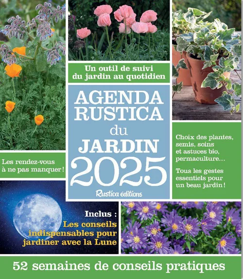 Livre "Le Rustica du jardin 2025" aux Éditions Rustica