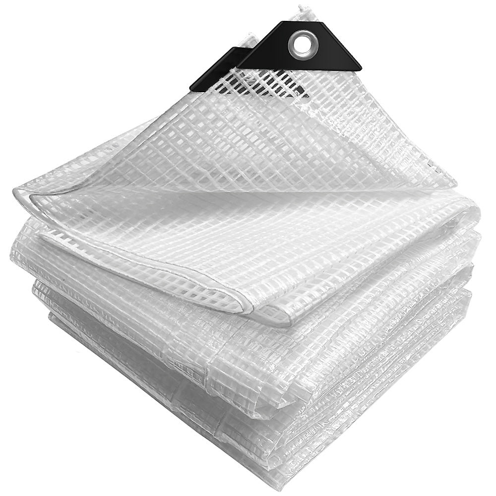 Bâche de Protection en Polyéthylène resistant et impermeable 180g/m² blanche 3 × 5m VOUNOT