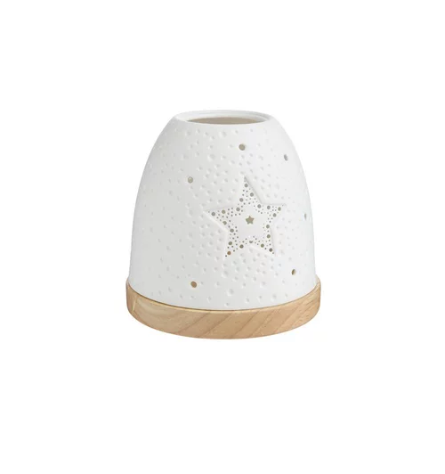 Mini-igloo lumineux en verre à motifs étoiles Bernard Grange