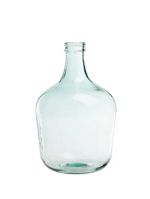 Bouteille en verre transparent Diego - Ø 27 x H 42 cm