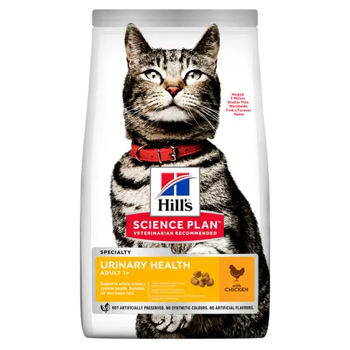 Croquette pour chat adulte stérilisé avec problème urinaire au poulet Hill's - 1,5 kg