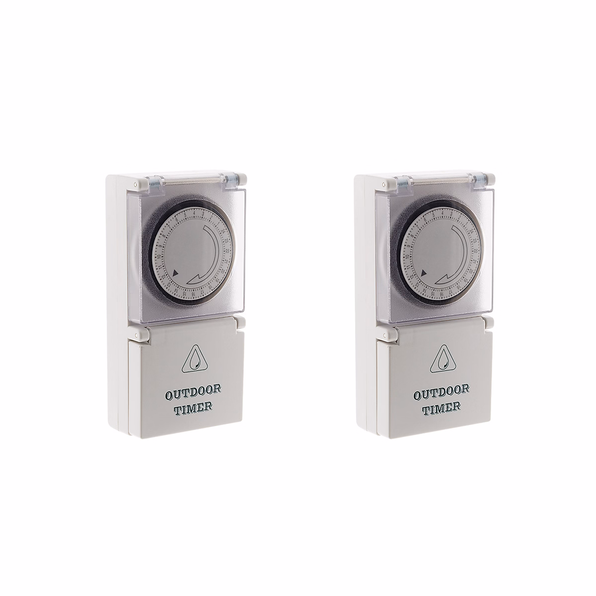 2 programmateurs mécaniques jardin Otio – Réf. IDQEKOUPH4691004301