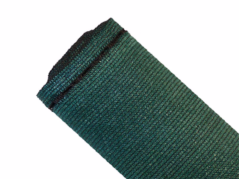 Brise | vue 90% – Vert/noir – 185gr/m² – Boutonnières Vert/Noir 1.8m x 5m