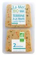Terrine à la truite & petits légumes bio 2 tranches La Mer bio - 120 g