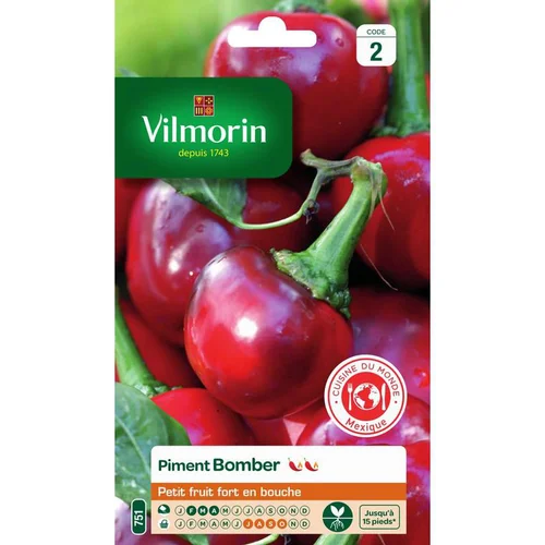 Piment Bomber HF1 Vilmorin - graines à semer