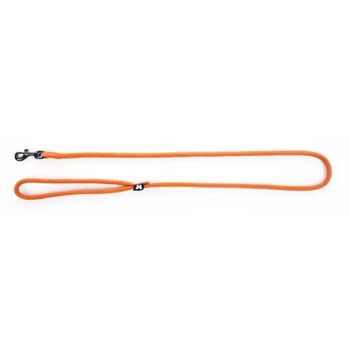Laisse ronde pour chien coloris orange 1,3 cm x 1 m