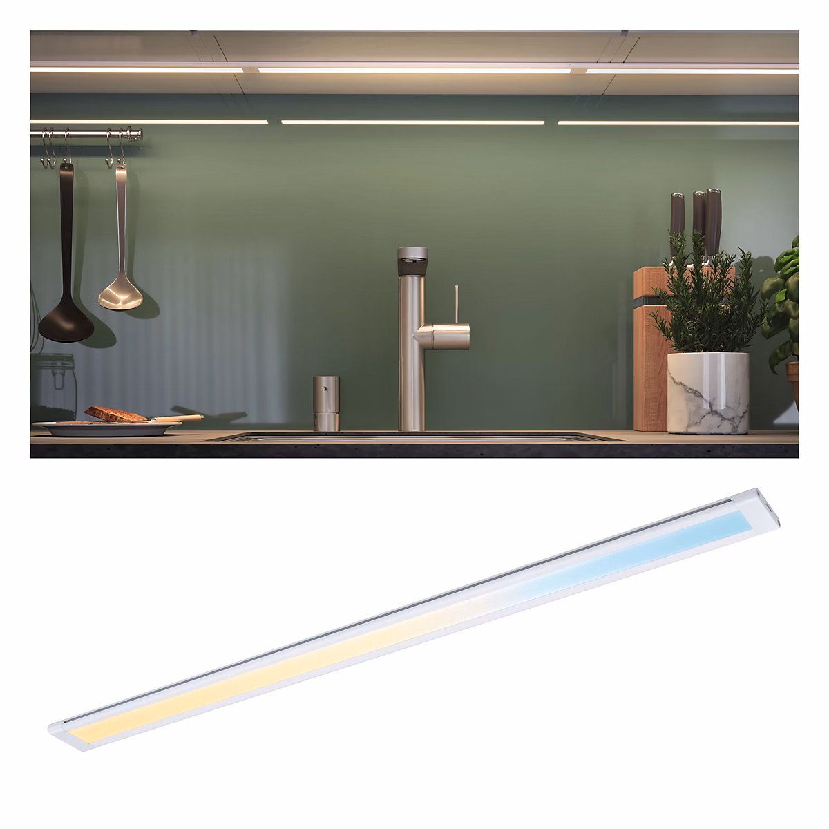 Clever Connect Spot LED Border Tunable White 7 – 3W Blanc dépoli