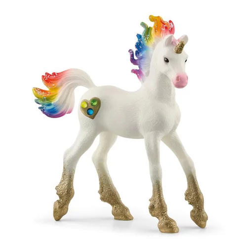 Licorne arc-en-ciel poulain multicolore Schleich Bayala - 8.8 cm