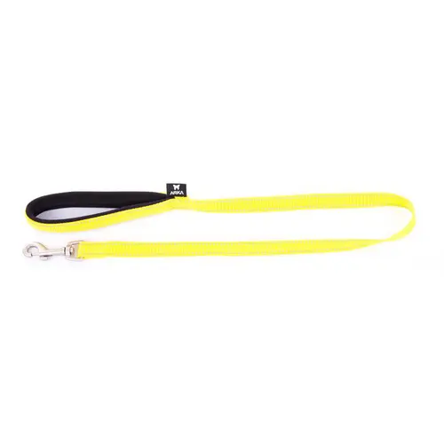 Laisse Neo+ pour chien coloris jaune 1,5x100 cm