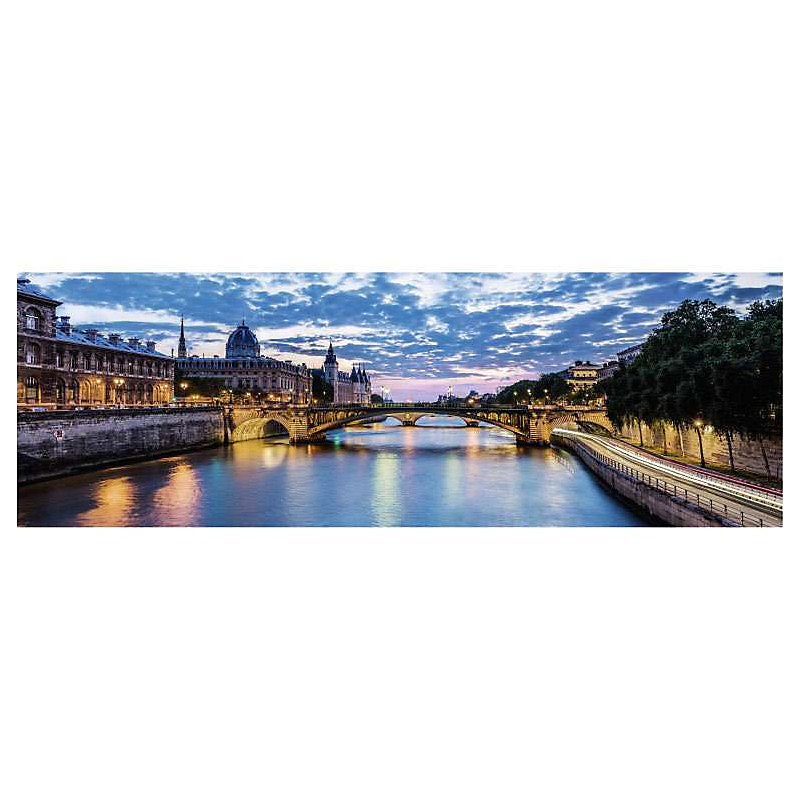 Brise vue imprimé PONT D ARCOLE – H.1 x L.3 m | 100% occultant | Made in France par Scenolia + kit de fixation offert