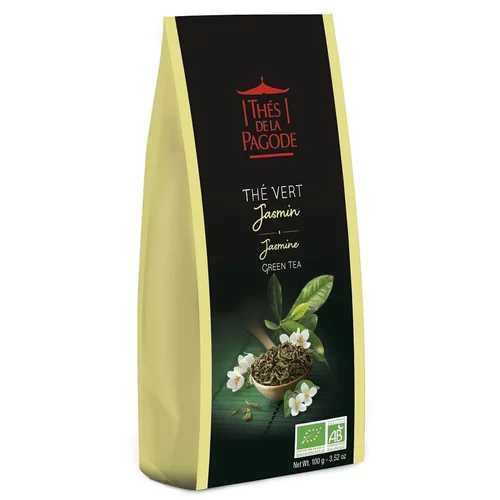 Thé vert au jasmin bio - sachet de 100 g