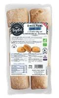 Petits pains sans sel bio en sachet Angélus - 304 g