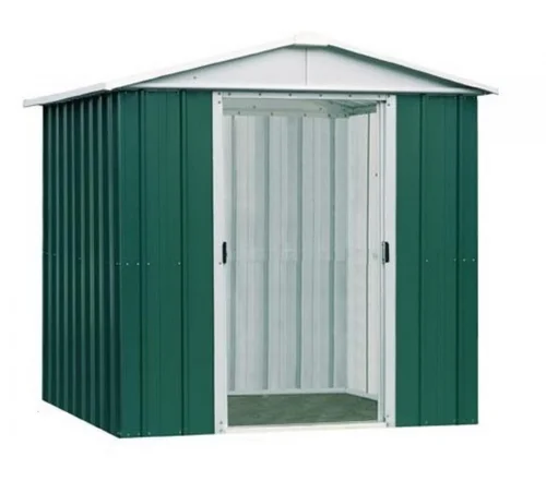 Abri de jardin métal sans plancher, vert sapin, TRIGANO JARDIN Yardmaster, 2.77 m²