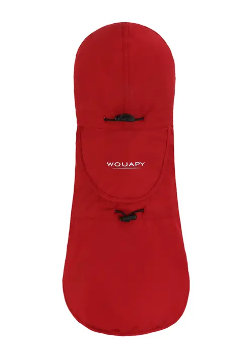 Imperméable pour chien coloris rouge pliable Wouapy Essentiel - taille 45