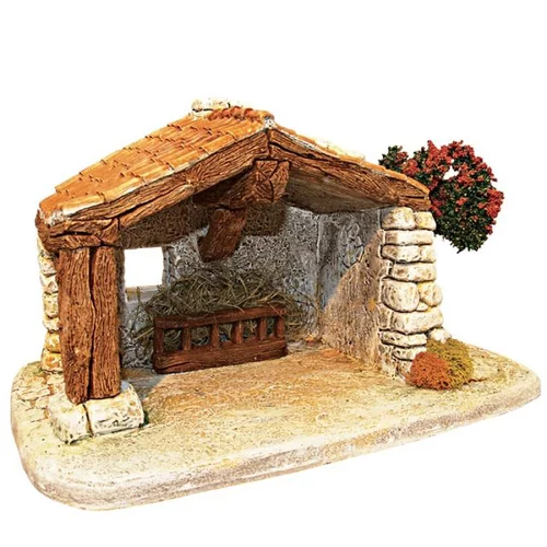 Crèche Lauris santons Escoffier - 35 x 23 x 20 cm