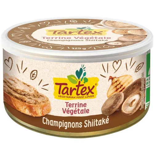 Terrine végétale champignon shiitake en boîte de 125 g