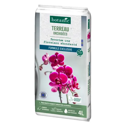 Terreau pour orchidées botanic® - 4 L