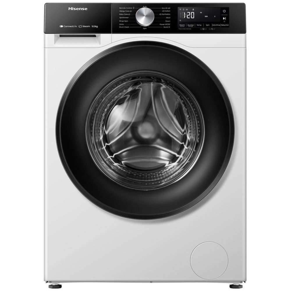 Hisense Lave linge hublot wf3s1045bw3 10,5 kg - 1400 tr/min