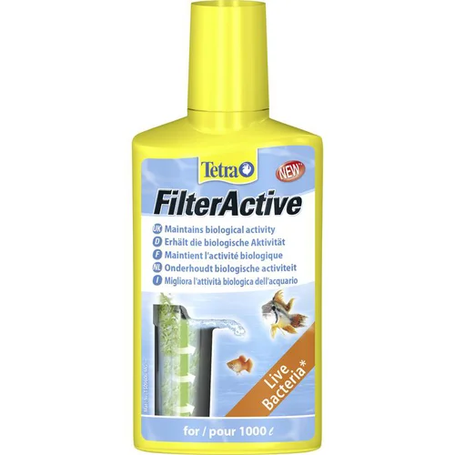 Bactéries FilterActive pour aquarium, action longue durée, TETRA - contenance 250ml