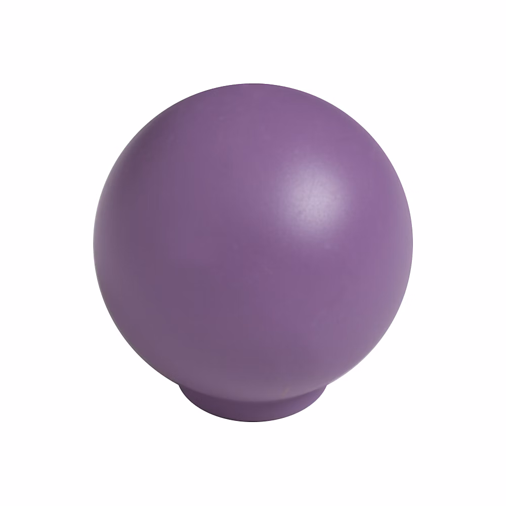 Bouton de meuble boule abs diamètre 29 mm violet mat lot de 50 piéces – Réf. BNQMYTQBH9857833524