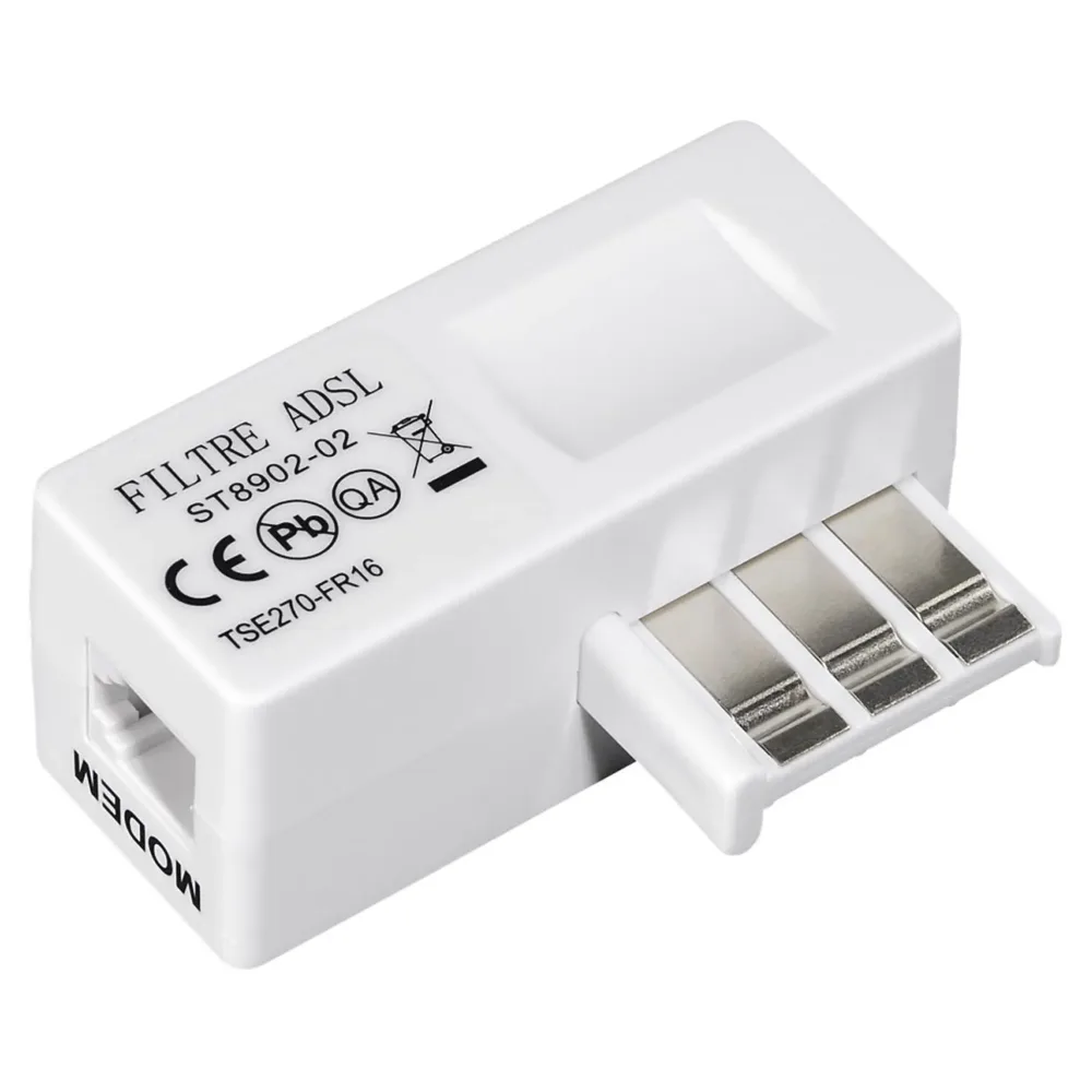 QILIVE Filtre ADSL RJ45 – Solutions extérieures
