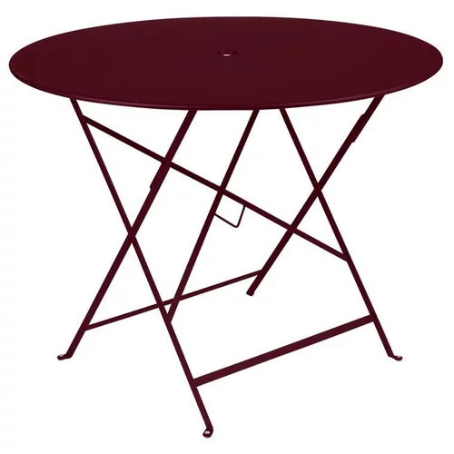 Table pliante coloris noir en acier Bistro Fermob - 74 cm