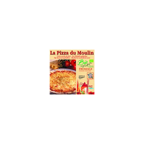 Pizza fromage bio surgelée La Pizza du Moulin - 350 g
