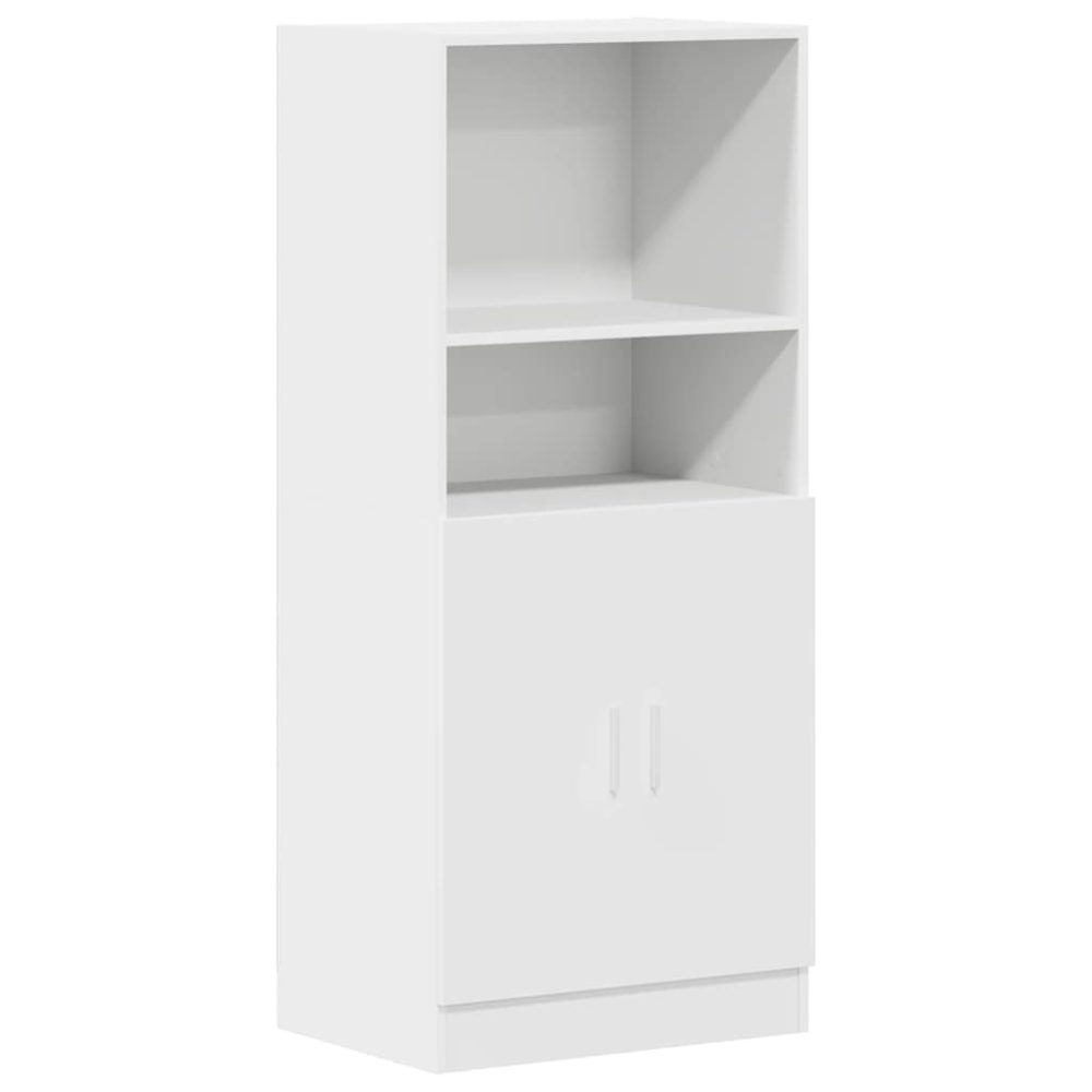 vidaXL Armoire de cuisine blanc 57x41,5x131,5 cm bois d'ingénierie – 5 cm 131,5 cm