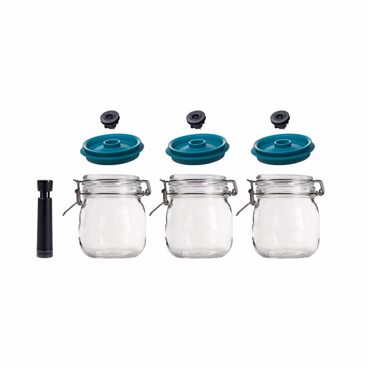 Bocaux sous vide 3 pièces 1l vert Airtender AT8404 – Réf. VHYPXWCNR6867101863