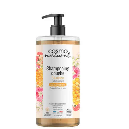 Shampooing douche miel propolis Cosmo Naturel - 1 L