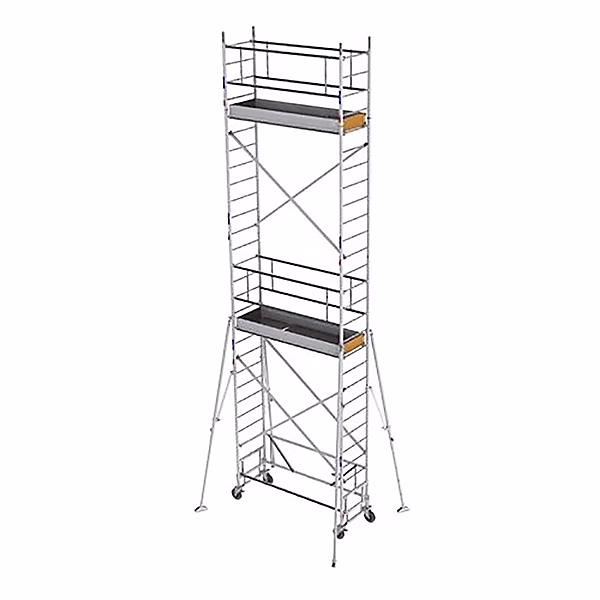 Echafaudage roulant alu – Hauteur de travail max 8.30m, ECS616T