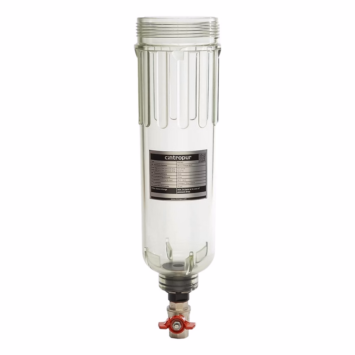 Filtre à eau – Cloche + Adaptateur + Vanne Pour Nw 400