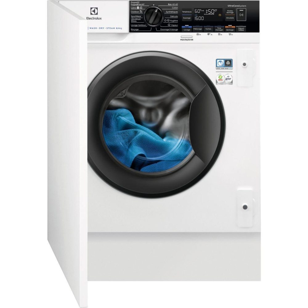ELECTROLUX Lave linge séchant hublot encastrable ew8w3816bi – Solutions extérieures