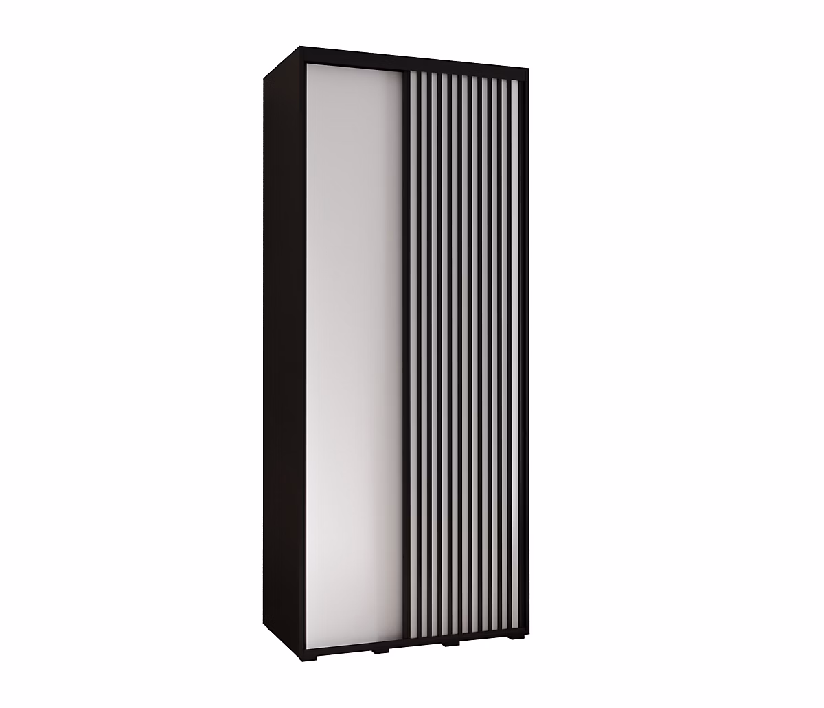 Armoire Sapporo 1 a portes coulissantes H. 205 – 2 x L. 110 x P. 45 2 portes