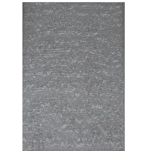 Tapis d'extérieur en polypropylène recyclé gris Mélange