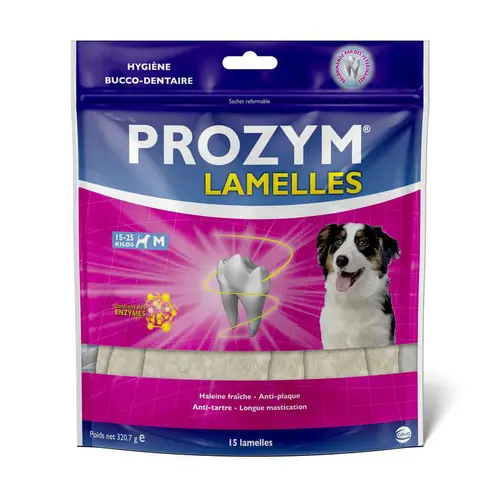 Lamelles pour chien x 15 - sachet de 37 g