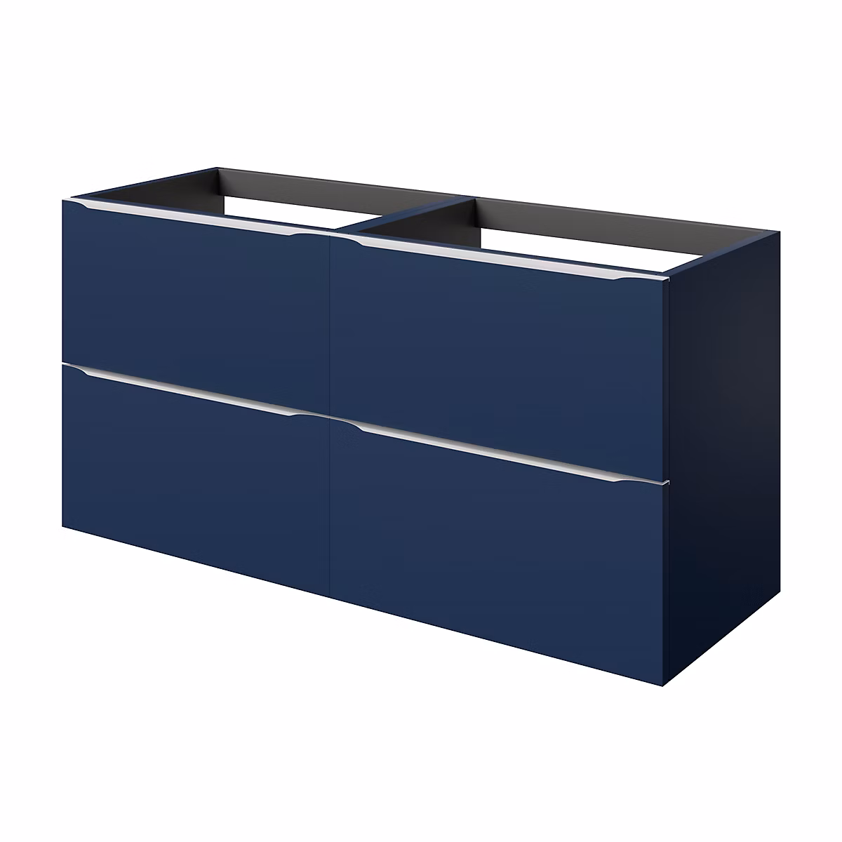 Meuble sous vasque suspendu l.120 x H.60 x P.45 cm – bleu nuit mat | GoodHome Imandra