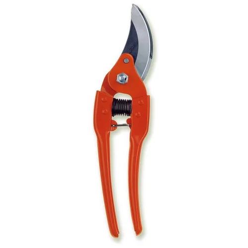 Sécateur professionnel acier embouti et tête étroite orange – 23 cm