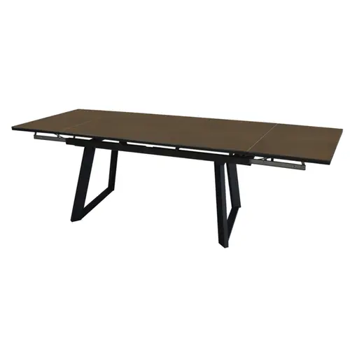 Table Malo avec 2 rallonges en aluminium - 180 x 230 x 280 x 100 cm