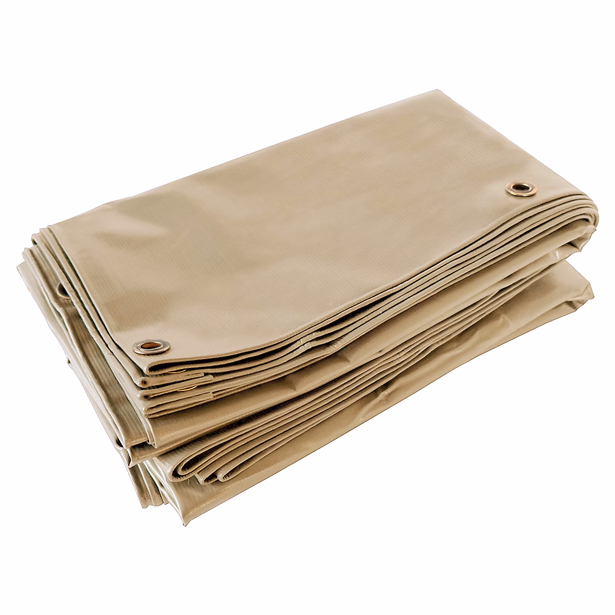 Bâche de Protection 2 – 5 × 3 m Beige foncé, Garantie 5 ans TECPLAST, LP506MU, Bâche PVC étanche, Résistance Anti-UV