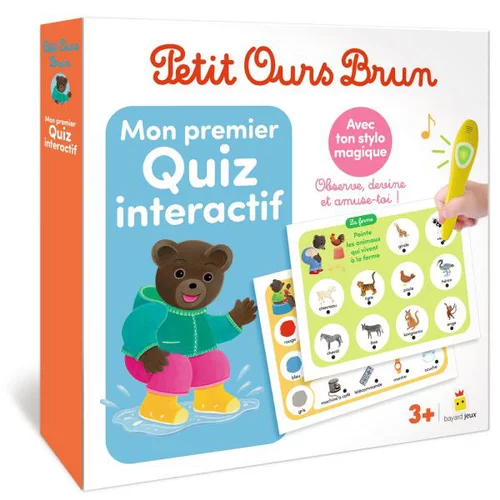 Quiz Mon premier Quiz interactif - Petit Ours Brun aux Éditions Bayard Jeunesse -
