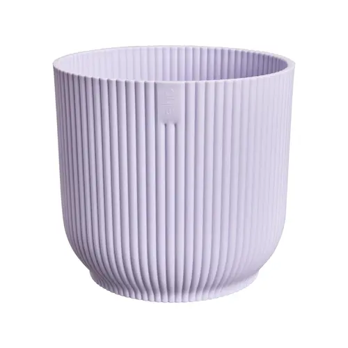 Cache-pot coloris violet en plastique recyclé Elho - Ø 7 cm