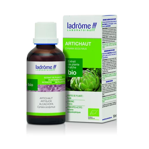 Artichaut extrait de plantes fraîches bio Ladrôme - 50 ml