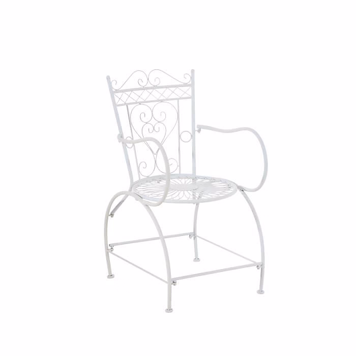 CLP – Chaise d'extérieur Sheela en fer avec accoudoirs et repose | pieds | Array